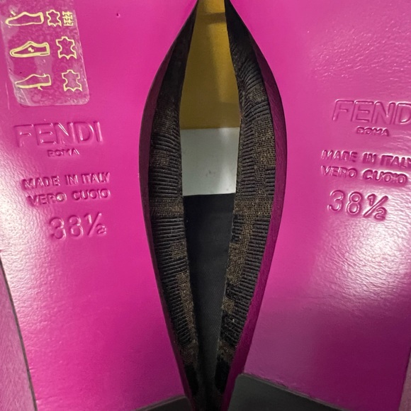 FENDI FF Logo Wedges - Picture 14 of 16